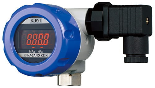 KJ91−□□H(表示付)高圧水素用圧力トランスミッタ
