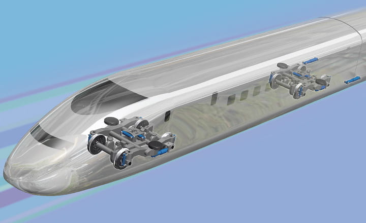 鉄道車両向けオイルダンパー